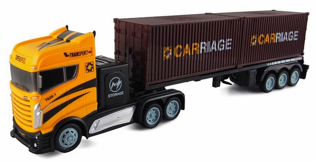 RC vrachtwagen Amewi met containeroplegger 2WD 1:16 2.4GHz RTR / 22495