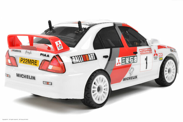 RC auto Carisma Racing - GT24 Mitsubishi Lancer Evo 4 WRC - 4WD - Brushless - RTR - 1/24 CA86868