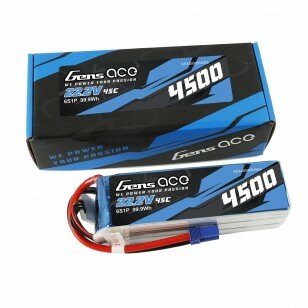 Lipo batterij, Gens ace 4500mAh 22.2V 45C 6S1P Lipo Battery Pack