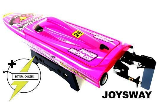 RC speedboot Raceboot - Elektrisch - RTR - Rocket V2 - BORSTELLOOS - HRC COMBO - 11.1V 2500mAh 40C LiPo en AC Balanslader