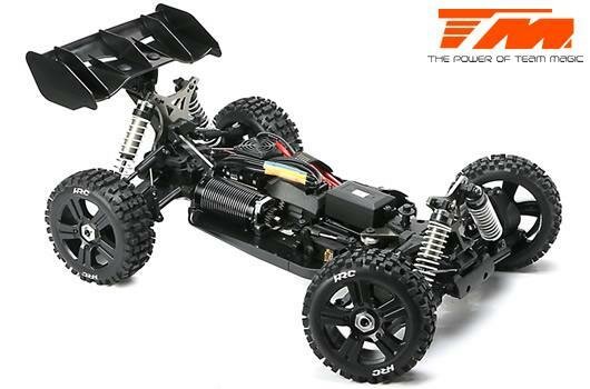 TM560011DH6 Car - 1/8 Electric - 4WD Buggy - RTR - 2250kv Brushless Motor - 6S - Waterproof - Team Magic B8ER Blue Black