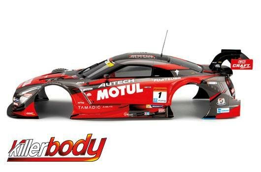 KBD48662 Body - 1/10 Touring / Drift - 195mm - painted - Nissan Motul Autech GT-R 2016 RTU