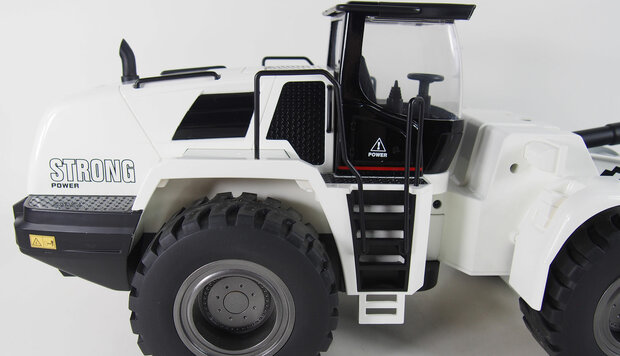 RC shovel RADLADER G485 AE weiß 1:14, Teilmetall RTR, Sound, Licht, 10-Kanal 22535