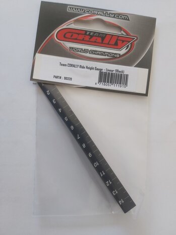 90320 ride height gauge rijhoogte meter corally black aluminium