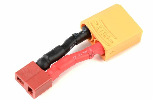 Revtec - Power Adapter Lead - Deans Plug - XT-90 Plug - 12AWG Silicone Wire - 1 pc GF-1301-089