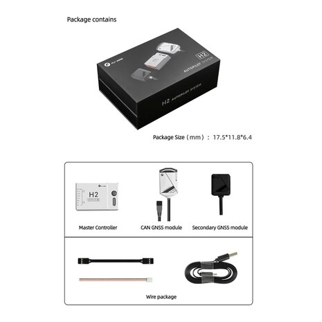 FLY WING H2 Autopilot System  With Dual GPS