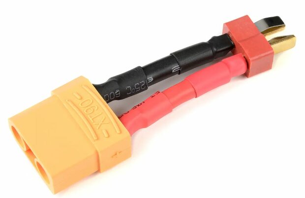 GF-1301-083 Revtec - Power Adapter Lead - Deans Socket naar XT-90 Socket - 12AWG Silicone Wire - 1 pc
