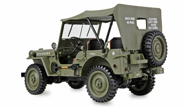 Jeep Willys MB Scale Crawler 4WD 1:14 RTR groen 22737