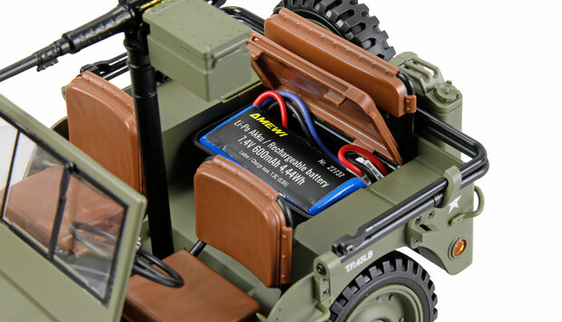 Jeep Willys MB Scale Crawler 4WD 1:14 RTR groen 22737