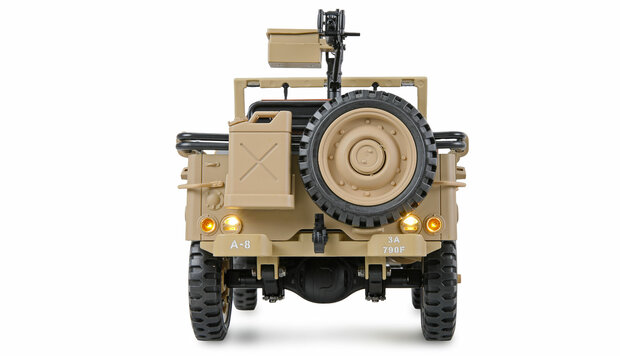 Jeep Willys MB Scale Crawler 4WD 1:14 RTR zand-kleur 22738