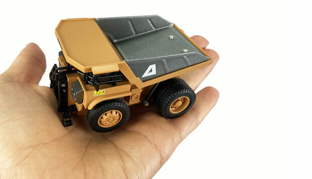 22743 minidumptruck op schaal 1:64 2.4Ghz met proportionele besturing
