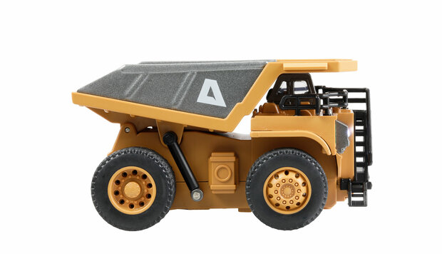 22743 minidumptruck op schaal 1:64 2.4Ghz met proportionele besturing