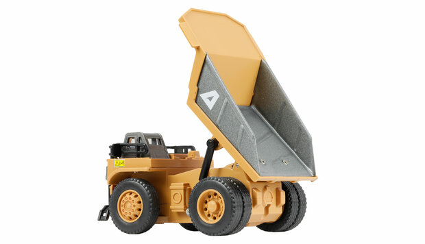 22743 minidumptruck op schaal 1:64 2.4Ghz met proportionele besturing