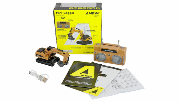 22744 Mini-metaalgraafmachine, proportioneel, 8-kanaals, 1:64 RTR 2.4Ghz