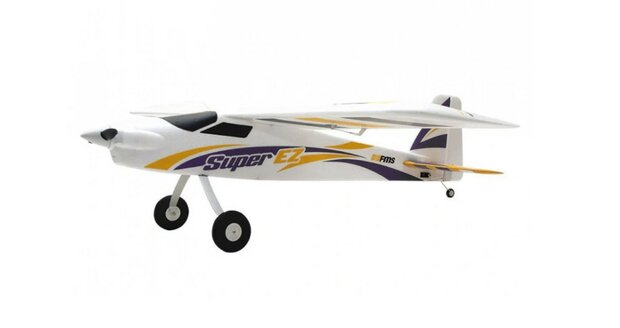 RC vliegtuig Super EZ V4 1220mm Reflex V2-Gyro & Drijvers PNP FMS122PF-REFV2