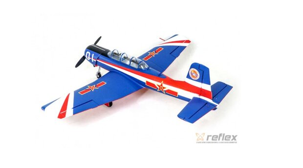RC vliegtuig Nanchang CJ-6 V2 1200mm met Reflex V2 Gyro FMS133P-REF
