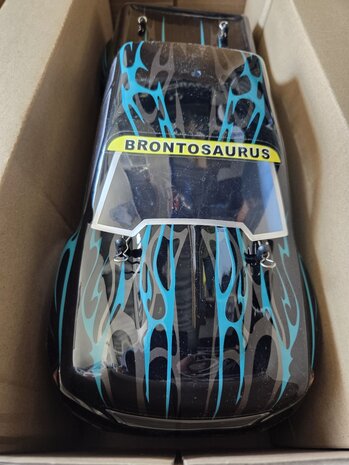 RC auto monster truck HI2101 EMXT-1 MONSTER TRUCK ELETTRICO 2.4Ghz 1/10