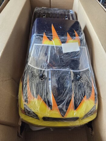 RC auto monster truck HI2101 EMXT-1 MONSTER TRUCK ELETTRICO 2.4Ghz 1/10