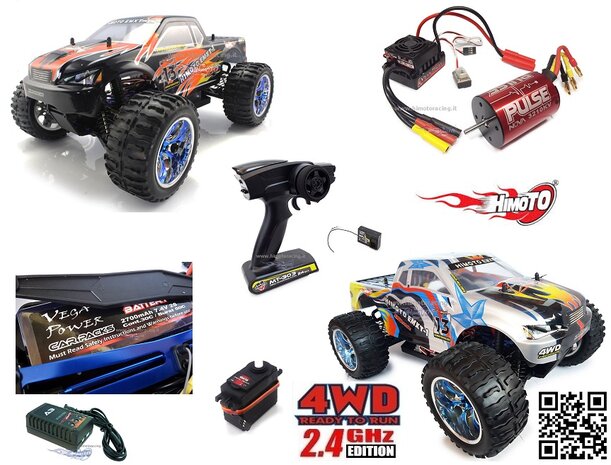 RC auto HI2101BLSS  monster truck HI2101 EMXT-1 MONSTER TRUCK brushless 2.4Ghz 1/10