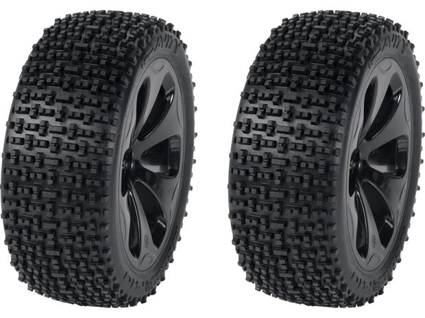 MP-6355-M3 Medial Pro Wheel 3.3" SC Raptor H12/24mm, Tire Gravity M3