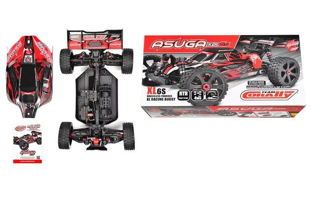 C-00488-R Team Corally - ASUGA XLR 6S - Roller - Rood