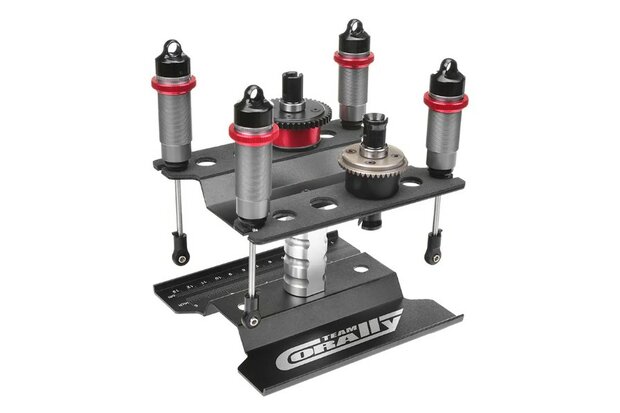 C-16320 Corally Car Stand for 1/8 &ndash; Aluminium Black