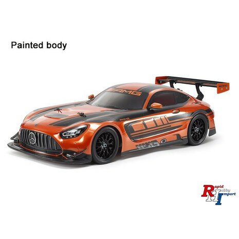 RC auto 47519 1:10 RC Mercedes-AMG GT3 EVO Painted Body TT-02