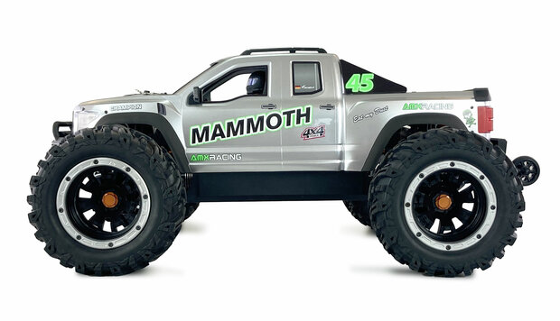 RC auto monster truck 22624 AMXRacing Mammoth Monstertruck 6S 4WD 1:7 ARTR silber