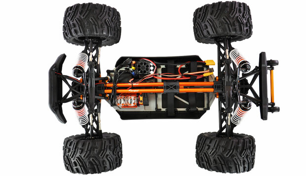 RC auto monster truck 22624 AMXRacing Mammoth Monstertruck 6S 4WD 1:7 ARTR silber