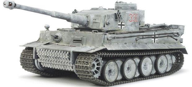 RC tank Tamiya 56010  bouwpakket Tiger I Early production  Full Option Kit 1:16