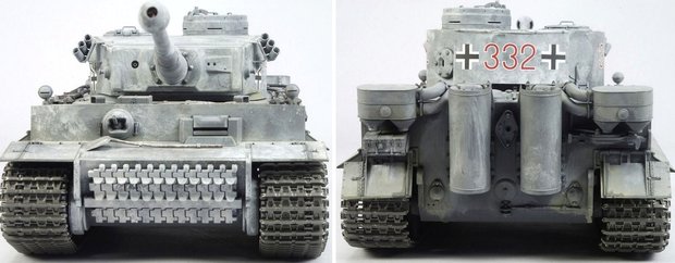 RC tank Tamiya 56010  bouwpakket Tiger I Early production  Full Option Kit 1:162