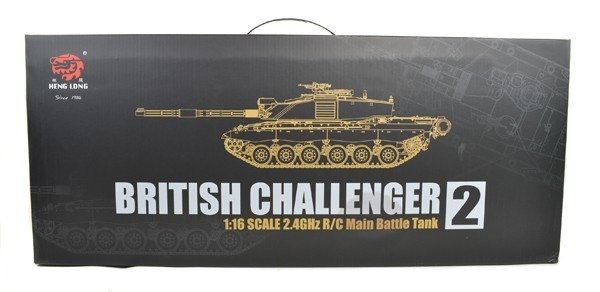 RC tank Heng Long Britse Challenger 2.4GHZ  met schietfunctie rook en geluid metal gearbox V7.0