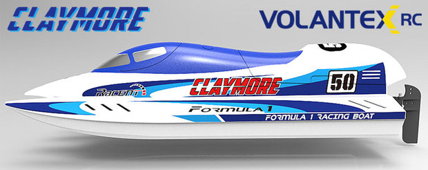 RC speedboot Volantex Claymore 50 brushless 2.4GHZ  50cm RTR