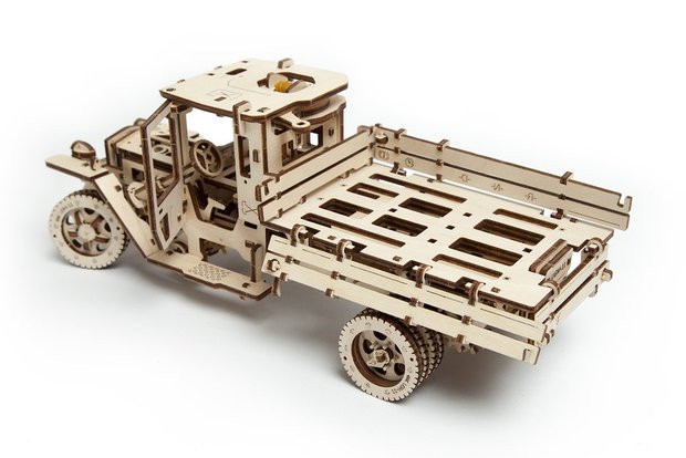 Houten bouwpakket Ugears truck UGM-11  34cm