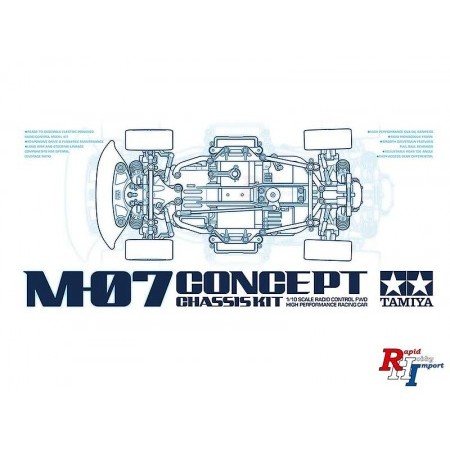 58647 RC M-07 Concept Chassis Kit - M-07 met cerificaat