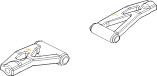 ACME racingpart 30710 Front upper sus. arms l/r 1 set