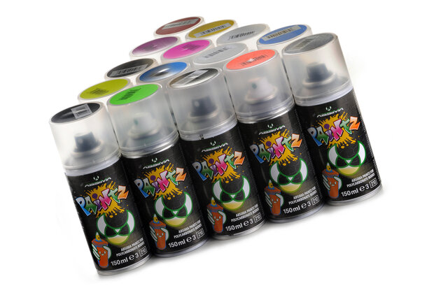 Absima spuitbus Polycarbonat Spray "PAINTZ fluo rood" 150ml