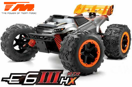 TM505005 Auto - Monster Truck Electric - 4WD - RTR - Brushless 2500KV - 4S - Waterproof - Team Magic E6 III HX