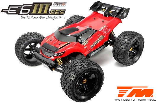 TM505006R Auto - Monster Truck Electric - 4WD - RTR - Brushless 2200KV - 4S / 6S - Waterdicht - Team Magic E6 III BES