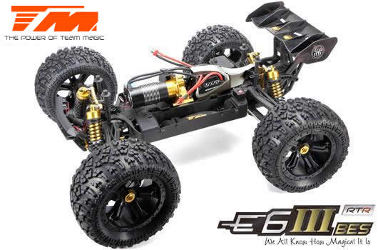 TM505006R Auto - Monster Truck Electric - 4WD - RTR - Brushless 2200KV - 4S / 6S - Waterdicht - Team Magic E6 III BES