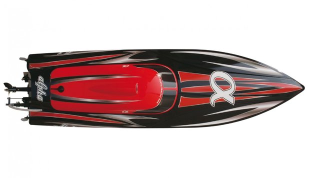 RC speedboot Alpha Flame Scheme 1060mm brushless 4-6S