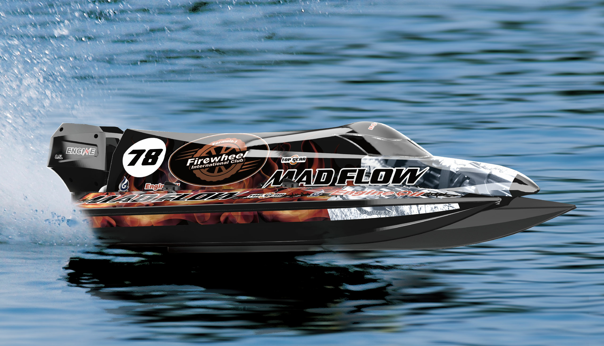 mad flow rc boat