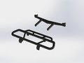 Onderdeel-voor--Arrma-RC-auto-AR320319-SC-REAR-BUMPER-AND-BODY-MOUNT-SET