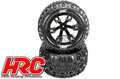 HRC61152B-Tires-1-10-Truck-mounted-Black-Wheels-14mm-Hex-HRC-Pathfinder-(2-pcs)