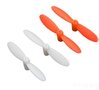 Set propellers voor Cheerson CX-10  oranje wit