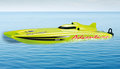 RC-speedboot-26074-Kattamaran-ADVENTURE-GROEN-24-GHZ-30KM-H