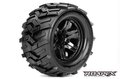 RXR3004-B0--Tires-1-10-Monster-Truck-mounted-0-offset-Black-wheels-12mm-Hex-Morph-(2-pcs)
