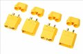 G-Force-RC-GF-1053-001-Revtec-Connector-XT-90H-w--Cap-Gold-Plated-Male-+-Female-2-pairs