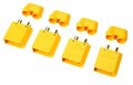 G-Force-RC-GF-1053-003-Revtec-Connector-XT-90H-w--Cap-Gold-Plated-Female-4-pcs