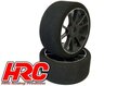 HRC6080B37-RC-banden-on-the-road-Tires-1-8-Buggy-mounted-Black-Y-Spoke-Wheels-Rally-Game-Foam-37°-Shore-17mm-hex-(2-pcs)